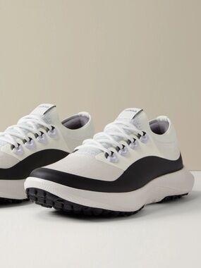 NWT Allbirds GOLF Dasher WASHABLE Roomy toe box OFF-WHITE/BLACK New in Box US 9